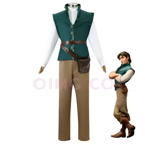 Flynn Rider Cosplay Costume Adult Carnival Anime Uniform Halloween Halloween Costumes