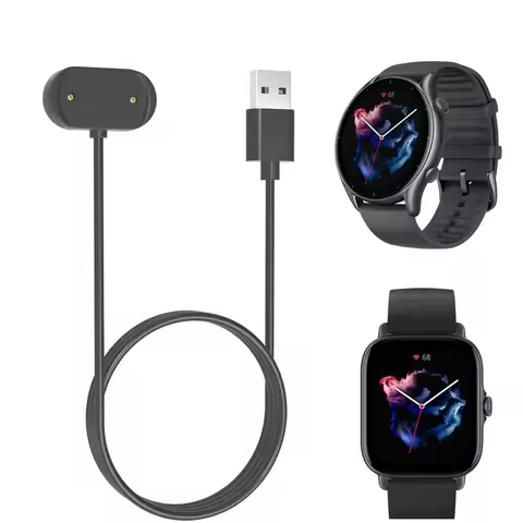 USB Charging Cable Charger Adapter for Amazfit GTS4 GTR4 GTR3 GTS3 GTS2 Mini GTS GTR 4/3pro/2/2e GTR