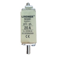 Lindner 20A NH-Type Fuse Link gG-gL 500V Ceramic Fuse