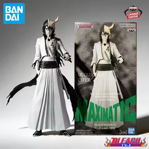 Bandai Original Banpresto BLEACH MAXIMATIC ULQUIORRA CIFER Action Figures Anime Figuras Cartoon Doll