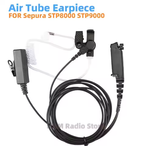 Air Tube Earpiece Walkie Talkie Headset For SEPURA Radio STP8000 STP8030 STP8035 STP8038 STP8040 STP