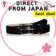 【Directly shipped from Japan, fast delivery】[Mikado] Men's Belt Cordovan Made in Japan MKB0180119 Bl