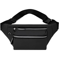 Crossbody Fanny Pack: Slim Waist Bag Sports Hip Pouch for Woman Man - Fashionable Travel Fannie Pack