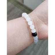 Couple Girlfriend Bracelet Valentine's Day Gift Niche Original Black White Glass Bracelet Gift for G