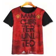 Kids Football T-Shirt - Cute 3D Football T-Shirt - Manchester United Manu-1 Football Printing T-Shir