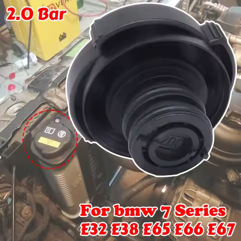 Radiator Expansion Tank Cap Cover 2.0 Coolant Reservoir Water Tank Filler 17111742231 For bmw 7 Seri