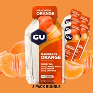 (6 Packs) GU Energy Gel Mandarin Orange - Expiry Date: Oct 2025