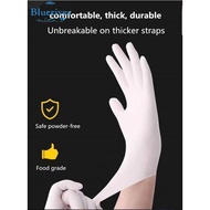 Excellent Sensitivity Nitrile Gloves (20 pcs) Latex Free Protective Gloves White