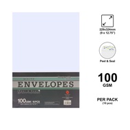 Campap White Envelopes - 229x324mm / 100GSM / 10pcs (CS12805)