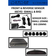 Car Parking Sensor Reverse Front Rear - Small and Big Size (25MM / 28MM) Universal 6EYES