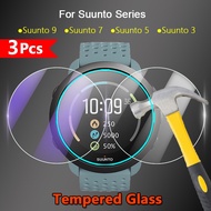 3Pcs For Suunto 9 Peak Pro Baro D5 7 5 3 Smart Watch 2.5D HD Clear / Anti Purple Light 9H Tempered Glass Screen Protector Film