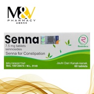 [NEW PACKAGING] REMEDICA SENNA 7.5MG TABS 60S EXP04/2030
