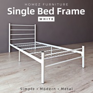 LZD (Self-assembly) HomeZ Single Bed Frame -Divan Pull Out Bed frame/  Metal Bed Frame