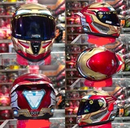 HELM KYT K2 RIDER IRON MAN PAKET GANTENG