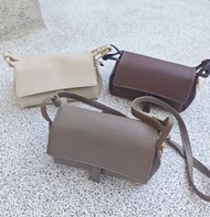 ❤️韓國斜孭袋 單肩包 拼色明線 大象灰色  kr lemon fashion neverspring doublev jevia jeviss