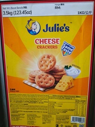 Biskut timbang/Julie's Cheese Crackers (Masin) 250gm/500gm