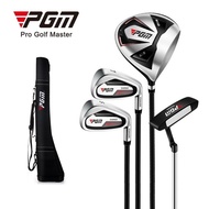 PGM Beginner men left right handed 4pcs golf set black club with golf bag MTG051