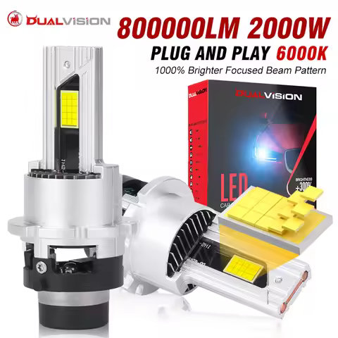 D2S Led D4S Headlight Canbus Bulbs 30PCS CSP D1S D5S D3S D8S D1R D4R D2R D3R D4R Led 800000LM 2000W 