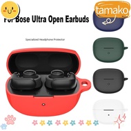 TAMAKO Earphone , Silicone Anti-fingerprint Wireless Earphone Accessories, Fall Prevention Compact Shockproof Bluetooth Headphone Box Sleeve for Bose Ultra Open Earbuds