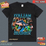 ANOMALI Italian Brainrot Blue Kids T-Shirt