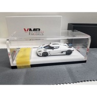 Bag Brand New VMB 1/64 Cornice Agera Forza Horizon 5 White Resin Car Model with Trunk Original Bag U