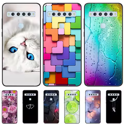 For TCL 10L Case 10 Pro Soft Silicone Back Cover For TCL 10L 10 Lite 5G UW 10Lite 10Pro 10 L Plus Ca