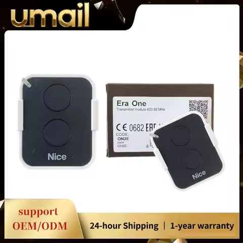 EEra One Nice ON2E ON4E Rolling Code 433.92MHz Remote Control Garage Door Wireless Command Key Dupli