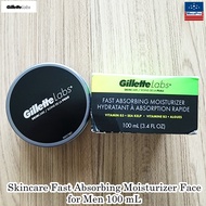 GilletteLabs® Skincare Fast Absorbing Moisturizer Face for Men 100 mL ยิลเลตต์ มอยส์เจอร์ไรเซอร์บำรุ