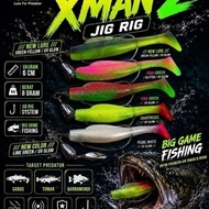XMAN 2 6cm 8gram Jig Rig Fishing Bait UV Glow Predator Game Fishing TargetBIG