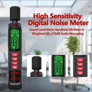 JUIC Sound Level Meter, 30-130dB Windproof Noise Meter, Professional Digital Display 125Hz-8KHz Digi
