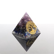 【聖誕節禮盒】透明感生命之樹紫水晶智慧奧剛金字塔Orgonite水晶