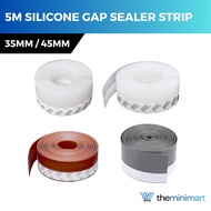 5M Silicone Gap Sealer Strip - Brown/Translucent/Grey