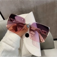 En Ligne - Women's Square Glasses with Anti-Uv Gradient Lenses El777