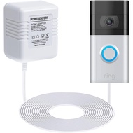 Doorbell Transformer 24V Adapter for Ring Video Doorbell, 16.4ft Long C Wire Power Supply, Compatibl