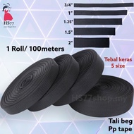 [ 1 Roll/ 100meters ] tali beg/ pp tape/ pp belt tape/ tali pp