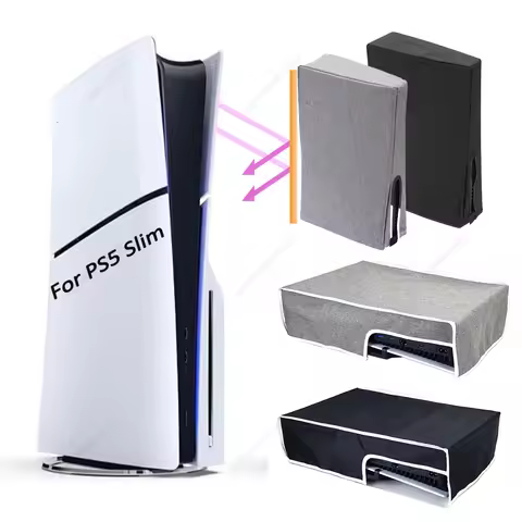 For PS5 Silm Console Dust Case Cover Waterproof Anti-scratch Protective Case for Sony PlayStation 5 
