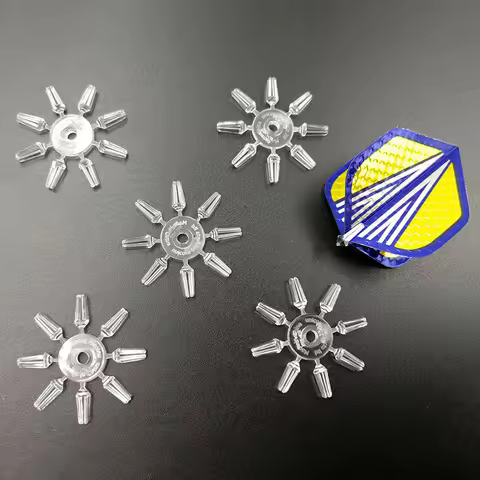 40pcs/Set 8.5mm Dart Wing Protector Alloy Darts Flight Savers White Black Tail Tip Accessories