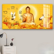 Đồng Hồ tranh Pha lê PVP đồng hồ KT 30*60 40*80 ĐỒNG HỒ PHA LÊ ĐÔNG HỒ TREO TƯỜNG - PHẬT GIÁO