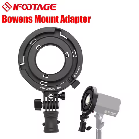 IFOOTAGE Mini Bowens Adapter, Suitable for iFootage SL1 60DN/130DN/130BNA Mini Bowens Only, Adapt Th
