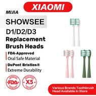 Replacement Toothbrush Heads Compatible with Xiaomi 2 PCS Professional Electric Toothbrush Heads Bru