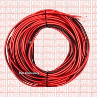 FMJ Speaker Wire 16 Stranded Copper Wire 5M 10M 20M (Per cut) Speaker Cable Red and Black Gauge 16