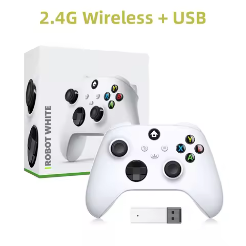 For PC Gamepad Controller With 2.4G Wireless Receiver Anti-skid Rocker Gaming Handle for PC Gamepad 