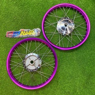 💥RIM ALLOY PURPLE SIAP HUB CHROM PNP MOTOR EX5, WAVE100💥