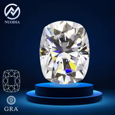 Super White D Color Rectangle Cushion Cut Moissanite Stone 1.0-7.0ct VVS1 Moissanita Pass Diamond Te