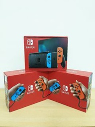 NINTENDO SWITCH (電池持續時間加長型號) 大電版 左藍/右粉 主機 任天堂