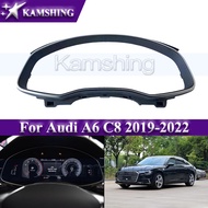 Kamshing Car Instrument Frame For Audi A6 C8 2019-2022 Instrument Bright Frame Cuard Cover 4KD857115
