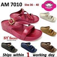 Original @migo Women PVR Anti Slip Comfortable Fashion Sandals/Slipper Getah Tebal Amigo (AM 7010)