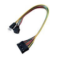 All-In-One PC DIY Host Speaker / Reset & Power Switch / HDD LED Jumper Line Flat Cable Replace Q-Con