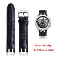 Top Quality Genuine Leather Watch Band For Swatch Strap YRS403 412 402G 21mm Watchband Curved End Wa