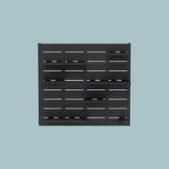 SPACEMAKER แผ่นวางของติดผนังเหล็ก ชั้นวางของติดผนังแบบเจาะผนัง พร้อมอุปกรณ์ Set A Square Dec Board